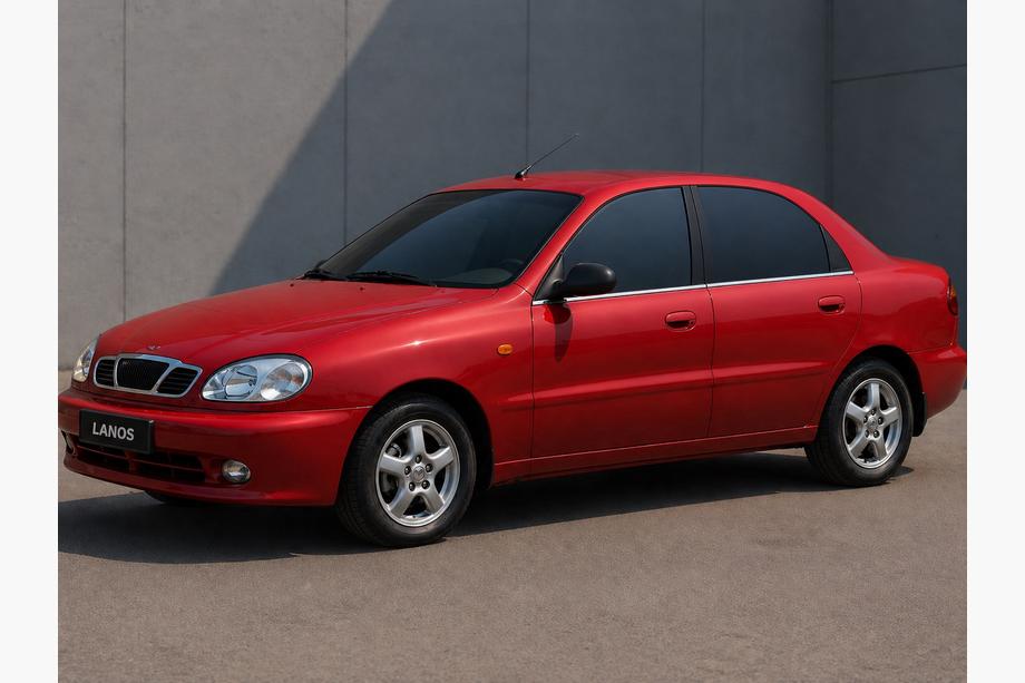 Daewoo Lanos 1998–2017 Okenske obrobe (4 kos, nerjavno jeklo) Image