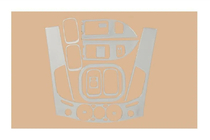 Mitsubishi L200 2006–2015 Okrasne obloge armaturne plošče V2 (13 delov) fotografija 1