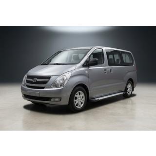 Stranske stopnice Allmond Grey (2 kosa, aluminij) Hyundai H300, H1, Starex 2008–2020 fotografija 1