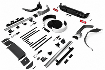 Suzuki Jimny 2018– G-class-design BRB body kit komplet fotografija 5