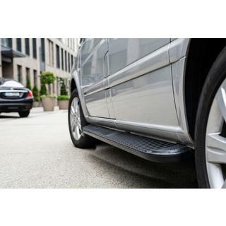 Bočne stopnice Tayga Black (2 kos, aluminij)