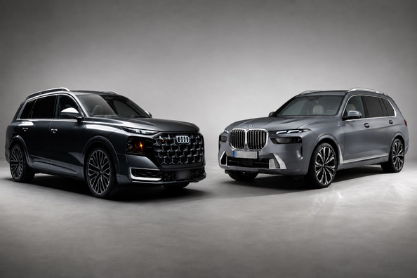 Novi Audi Q9 2027 proti BMW X7 G07 Facelift: kateri paradni SUV je boljši
