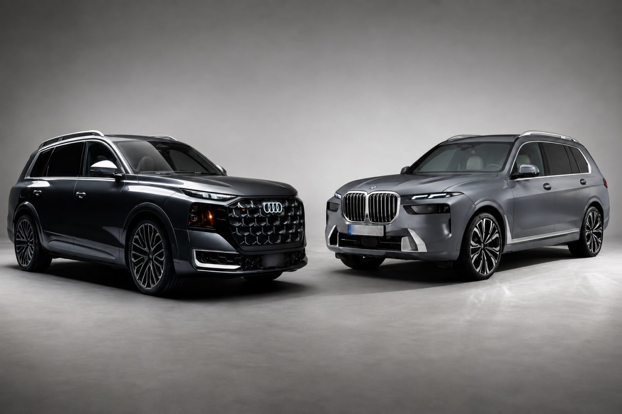 Novi Audi Q9 2027 proti BMW X7 G07 Facelift: kateri paradni SUV je boljši