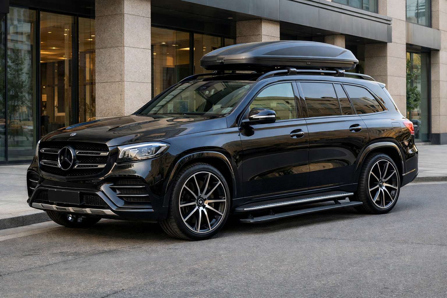 Začetna nadgradnja Mercedes GLS X167 za mesto in lažji vstop