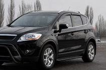 Ford Kuga 2008–2013 Stranske stopnice Premium (2 kosa, nerjaveče jeklo) Black fotografija 2