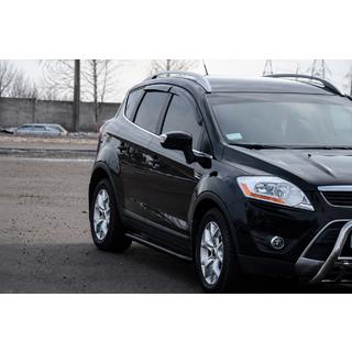 Stranske stopnice Premium (2 kosa, nerjaveče jeklo) Black Ford Kuga 2008–2013 fotografija 1