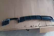 BMW serija 3 F30/F31 2012–2019 Razprodaja Zadnji difuzor DPT V-5 (za M-Performance, črna visok sijaj) fotografija 2