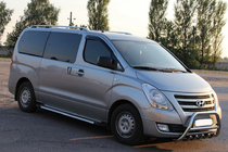 Hyundai H300, H1, Starex 2008–2020 Prednji zaščitni lok WT003-2 (nerjaveče jeklo) fotografija 2