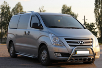 Hyundai H300, H1, Starex 2008–2020 Prednji zaščitni lok WT003-2 (nerjaveče jeklo) fotografija 3