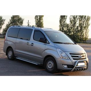 Prednji zaščitni lok WT003-2 (nerjaveče jeklo) Hyundai H300, H1, Starex 2008–2020 fotografija 2
