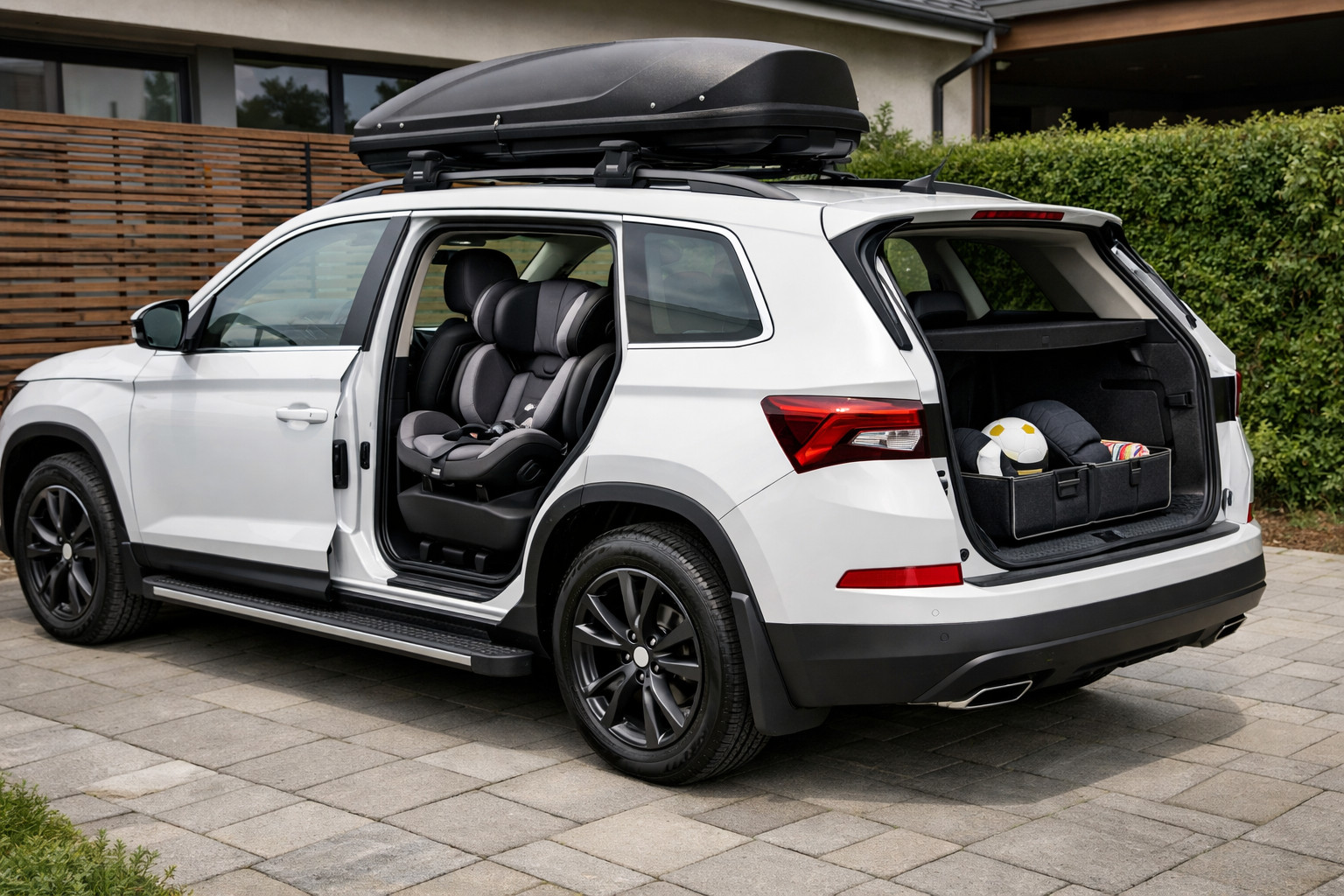Kaj namestiti na Skoda Kodiaq 2016-2023 za čiste pragove in družinsko rabo