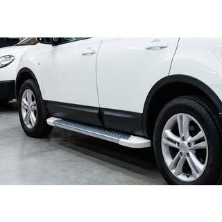 Bočne stopnice Allmond White (2 kosa, aluminij) Nissan Qashqai 2010–2014 fotografija 1