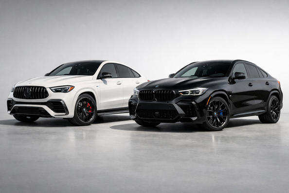 Mercedes-AMG GLE 63 S Coupe proti BMW X6 M: dizajn, moč in tuning