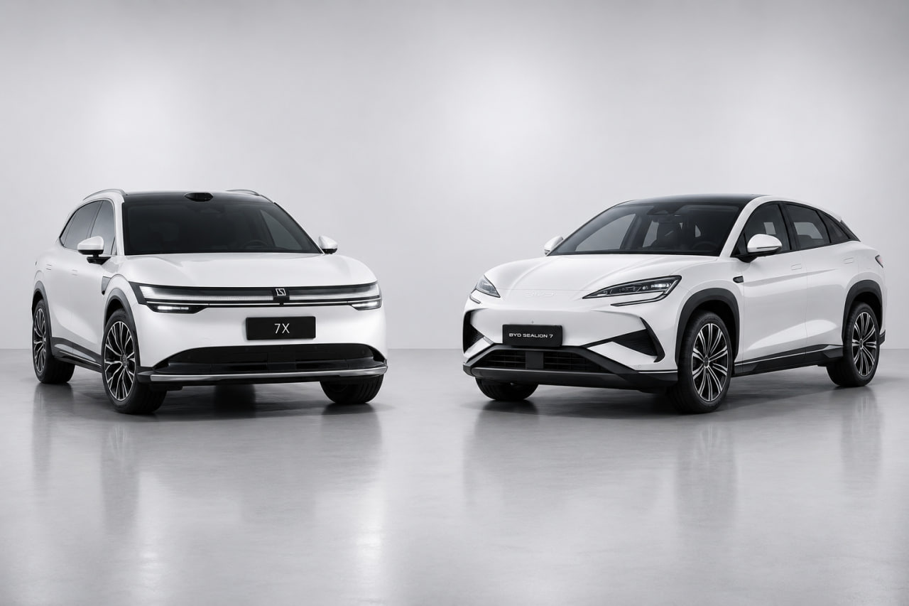 Zeekr 7X vs BYD Sealion 7: primerjava kitajskih električnih SUV-jev