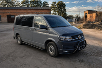 Volkswagen T5 Multivan 2003–2010 Bočne stopnice Premium Black (2 kosa, nerjaveče jeklo) fotografija 3