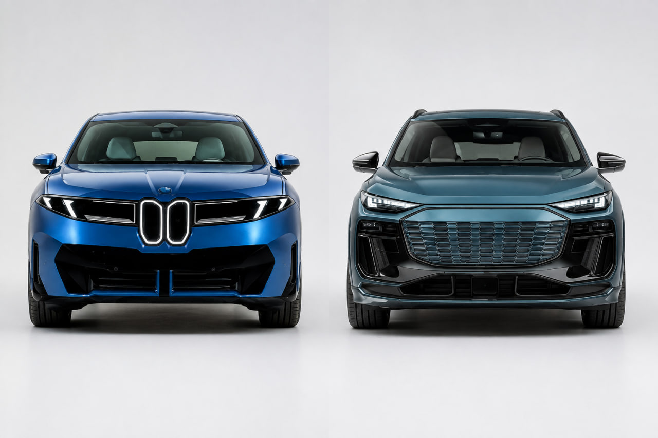 BMW iX3 2026 vs Audi Q6 e-tron 2027: primerjava premium električnih vozil