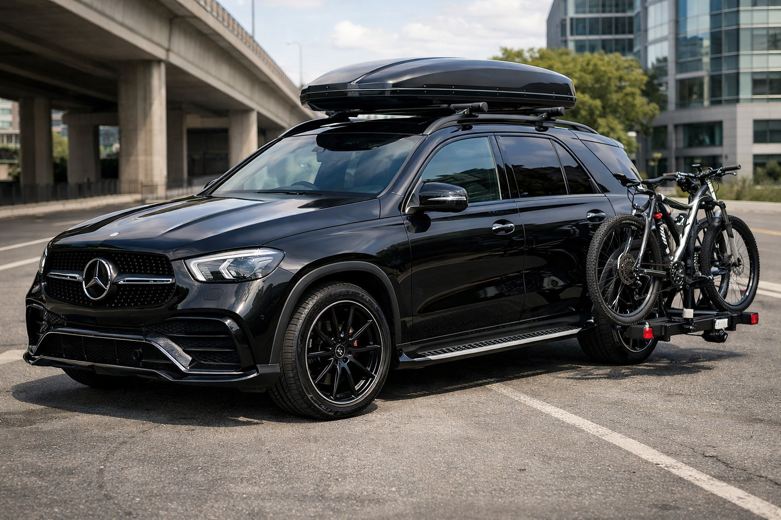 Začetna nadgradnja Mercedes GLE W167 za mesto in avtocesto