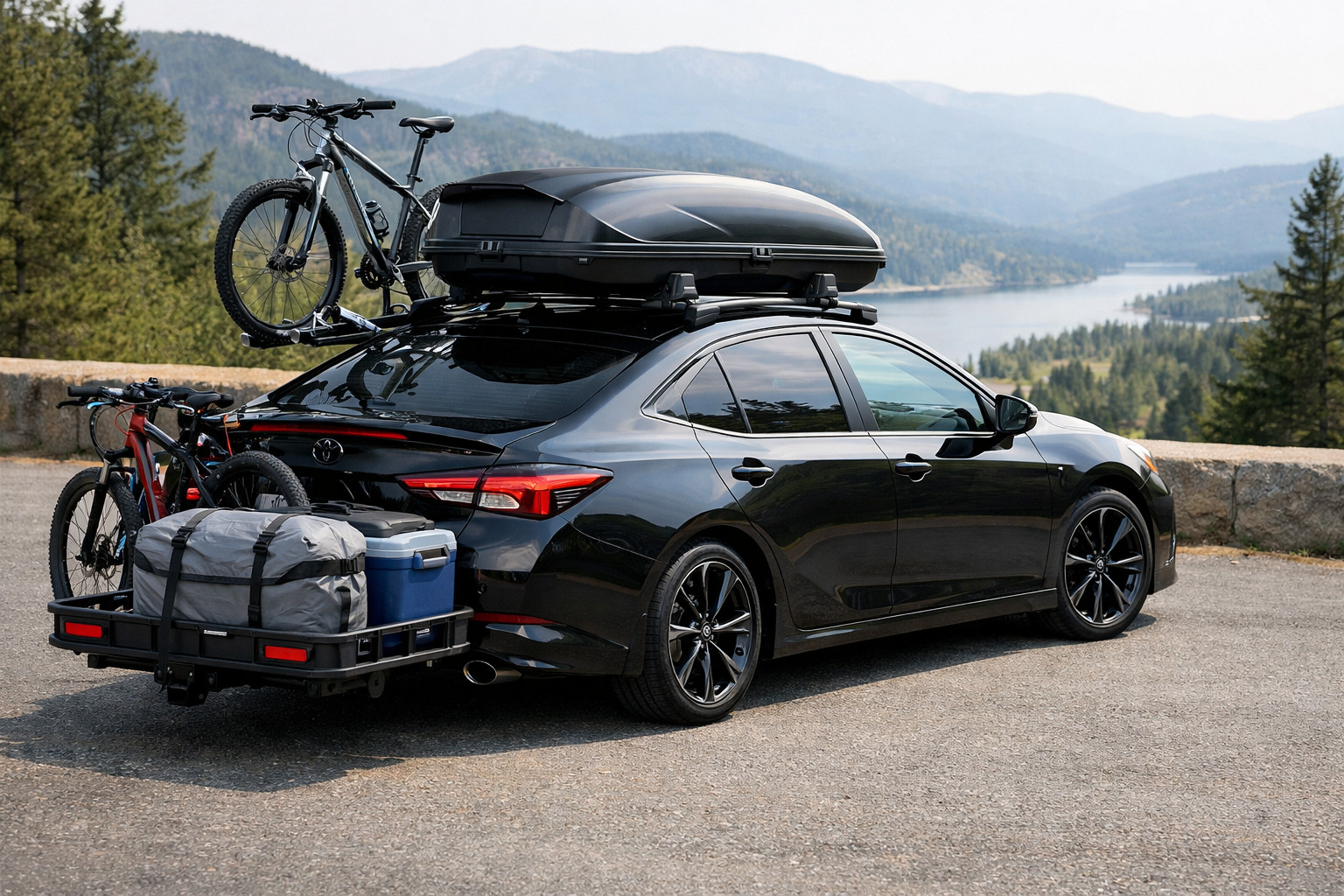 Kaj namestiti na Toyota Camry 2024 za prtljago in potovanja