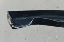 BMW serija 5 F10/F11 2010–2016 Razprodaja Sprednji lip spojler DPT V2 (za M5, sijajno crna) fotografija 2