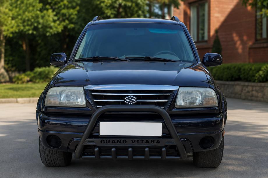 Suzuki Vitara 1998–2006 Sprednji zaščitni lok (bullbar) WT004 (nerjaveče jeklo) Black Image