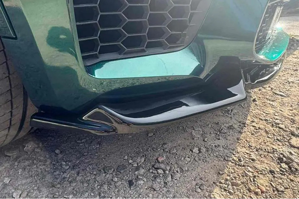 Tuning BMW X5 F15: pokrovi ogledal, spojler in sprednji lip Fotografija 8