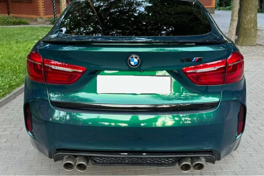 Tuning BMW X5 F15: pokrovi ogledal, spojler in sprednji lip