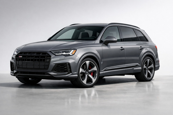 Test Audi SQ7 facelift 2024: visokozmogljiv premijski SUV