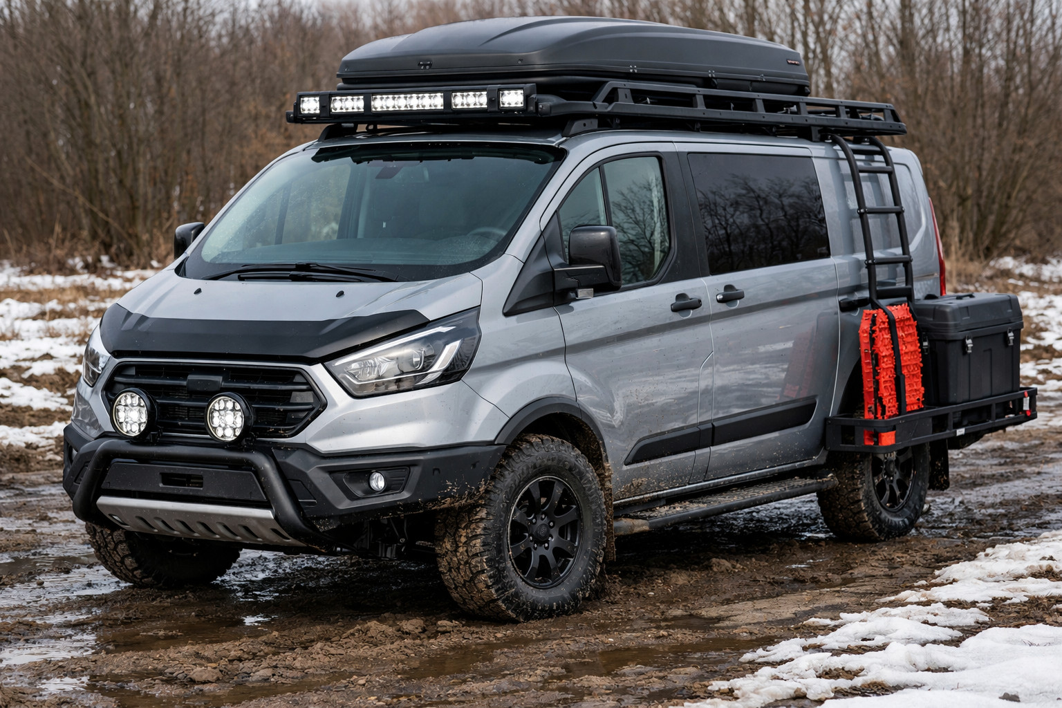 Paket predelav Ford Transit Custom za blatno sezono