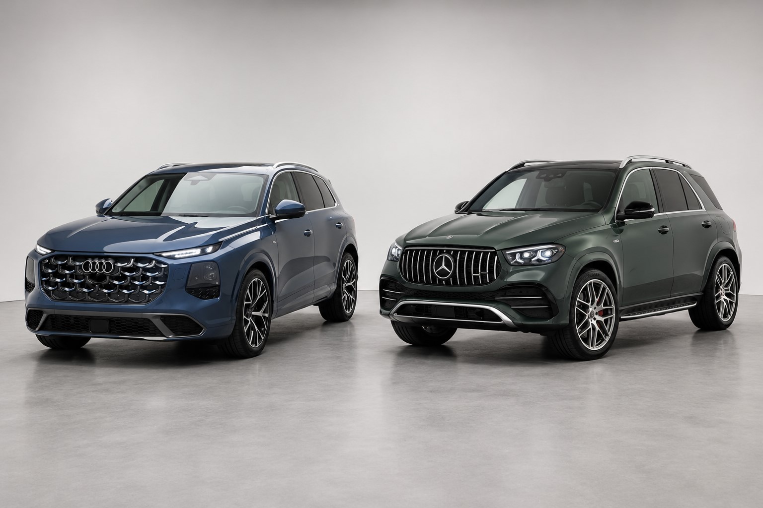 Audi Q7 2027 vs Mercedes-Benz GLE 2027: kateri premium SUV je boljši?