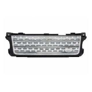 Srebrna maska hladilnika (facelift 2010→2013) Range Rover III L322 2002–2012