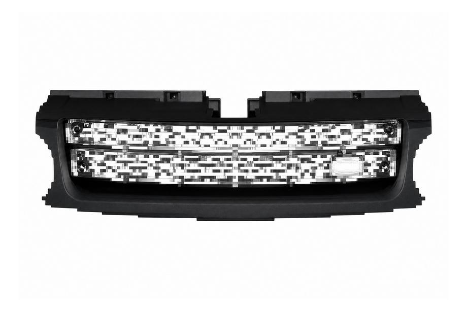 Range Rover Sport 2005–2013 Originalna srebrna maska hladilnika, črn okvir (2010-2012) Image