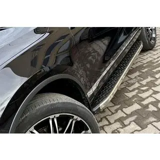 Stranske stopnice BlackLine (2 kosa, aluminij) fotografija 4