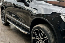 Volkswagen Touareg 2002–2010 Stranske stopnice BlackLine (2 kosa, aluminij) fotografija 4