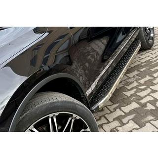 Stranske stopnice BlackLine (2 kosa, aluminij) fotografija 3