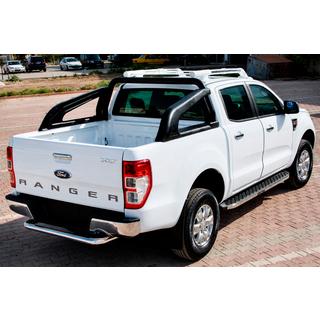 Stranske stopnice BlackLine (2 kosa, aluminij) Ford Ranger 2011–2022 fotografija 1