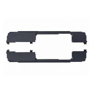 Pokrov vlečnega ušesa zadnjega odbijača z odprtino za električno vlečno kljuko, črna sijaj Land Rover Defender 2019–