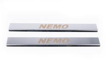 Citroen Nemo 2007–2017 Nerjaveče obloge pragov Carmos V1 (2 kos, nerjavno jeklo) fotografija 2