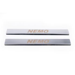 Nerjaveče obloge pragov Carmos V1 (2 kos, nerjavno jeklo) Citroen Nemo 2007–2017 fotografija 2