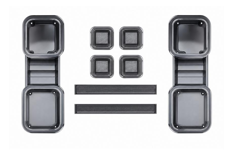 Land Rover Defender 2019– Zatemnjena ohišja zadnjih luči (komplet 6 kosov) Image