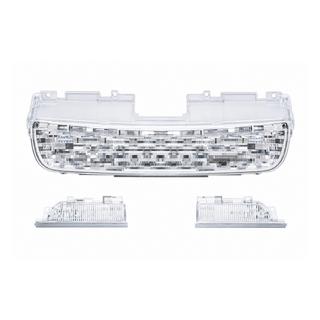 Srebrna maska hladilnika + reže na blatniku Land Rover Discovery Sport 2014–
