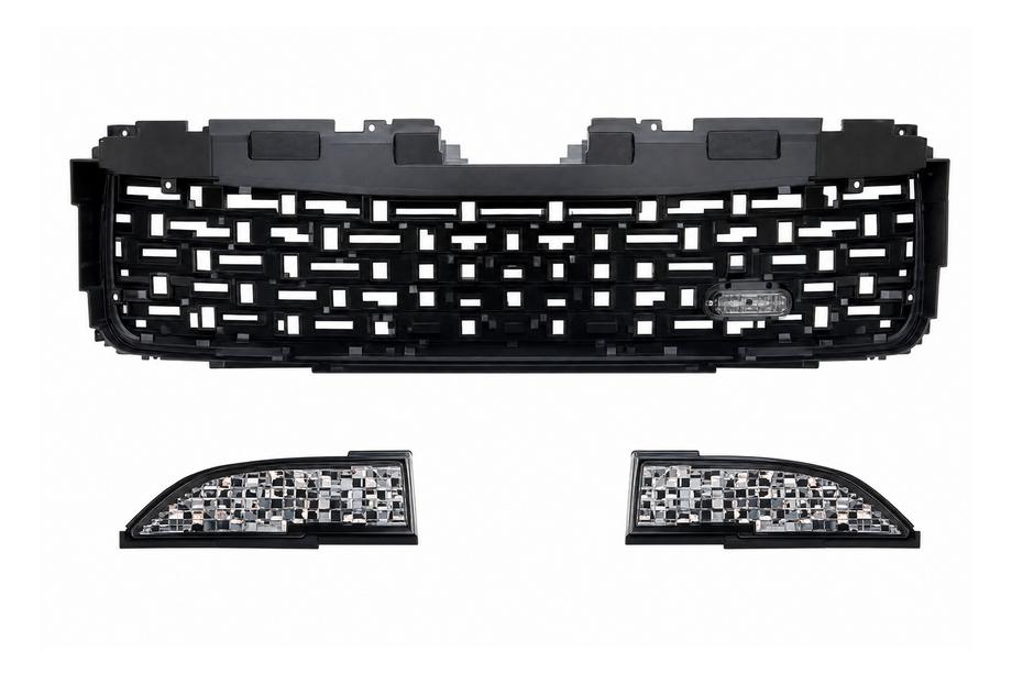 Land Rover Discovery Sport 2014– Črna maska hladilnika + škržne reže blatnika Image
