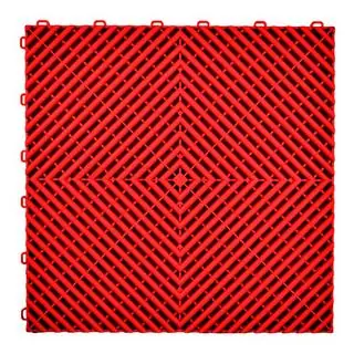 Modularna ploščica P/P (40x40x1.8 cm, rdeča)