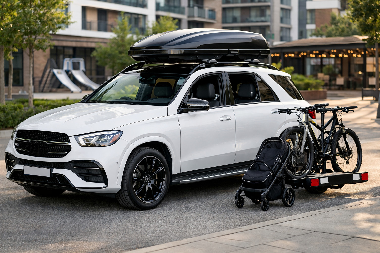 Začetna nadgradnja Mercedes GLE W167 za mesto in družino