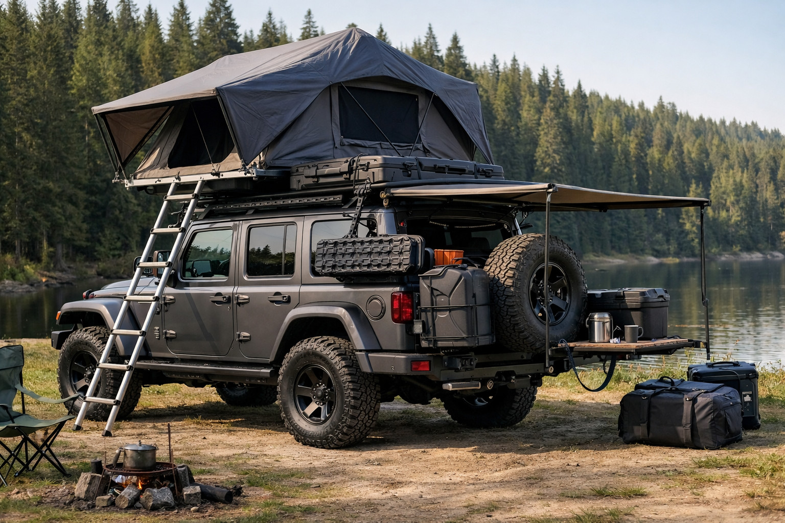 Paket nadgradenj za Jeep Wrangler 2018+ za naravo, tovor in vsakodnevno udobje