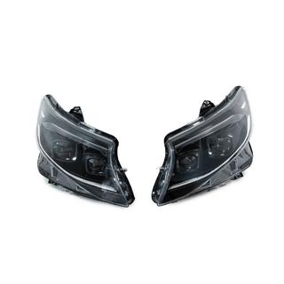 Sprednji žarometi 2025 Design LED Black (za Vito, 2 kos) Mercedes Vito/V-razred W447 2014– fotografija 1