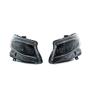 Sprednji žarometi 2025 Design LED Black (za Vito, 2 kos) Mercedes Vito/V-razred W447 2014– fotografija 2