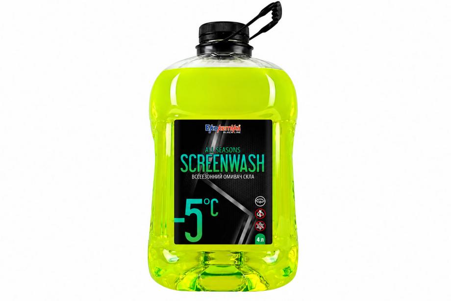Celoletna tekočina za pranje vetrobranskega stekla 4 l limona Ekokemika Black Line All Seasons SCREENWASH -5 °C Sonax Image