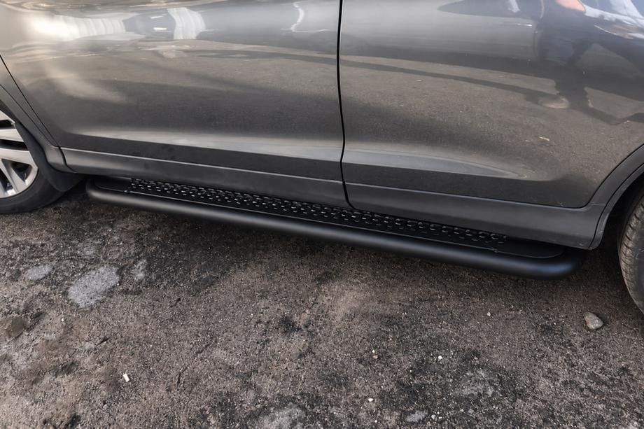 Honda CRV 2012–2016 Stranske stopnice KB001 Black (nerjaveče jeklo) Image