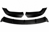 BMW Serija 5 E60/E61 2003–2010 Sprednji lip spojler DPT (Base, 2008-2010, sijajno črna) fotografija 2