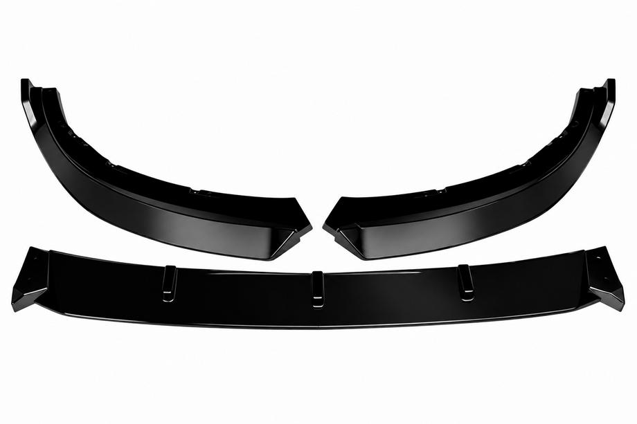 BMW serija 3 G20/G21 2018– Sprednji lip spojler DPT (Base, 2020-2022, sijaj črna) Fotografija 2